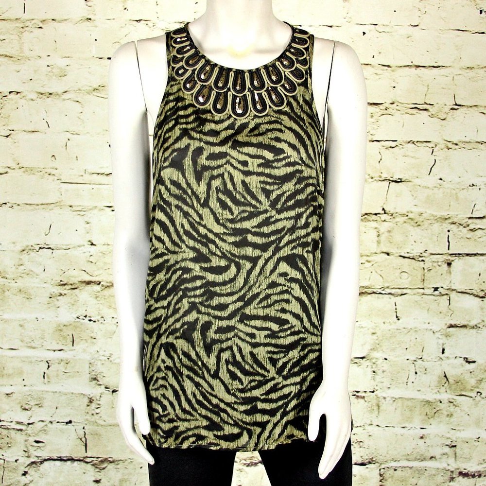 Michael Kors / Tiger Print Sleeveless Top / S
